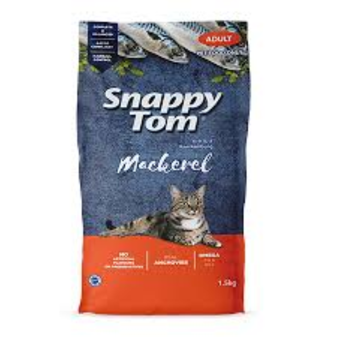 SNAPPY TOM CAT MACKEREL W ANCHOVIES 1.5KG